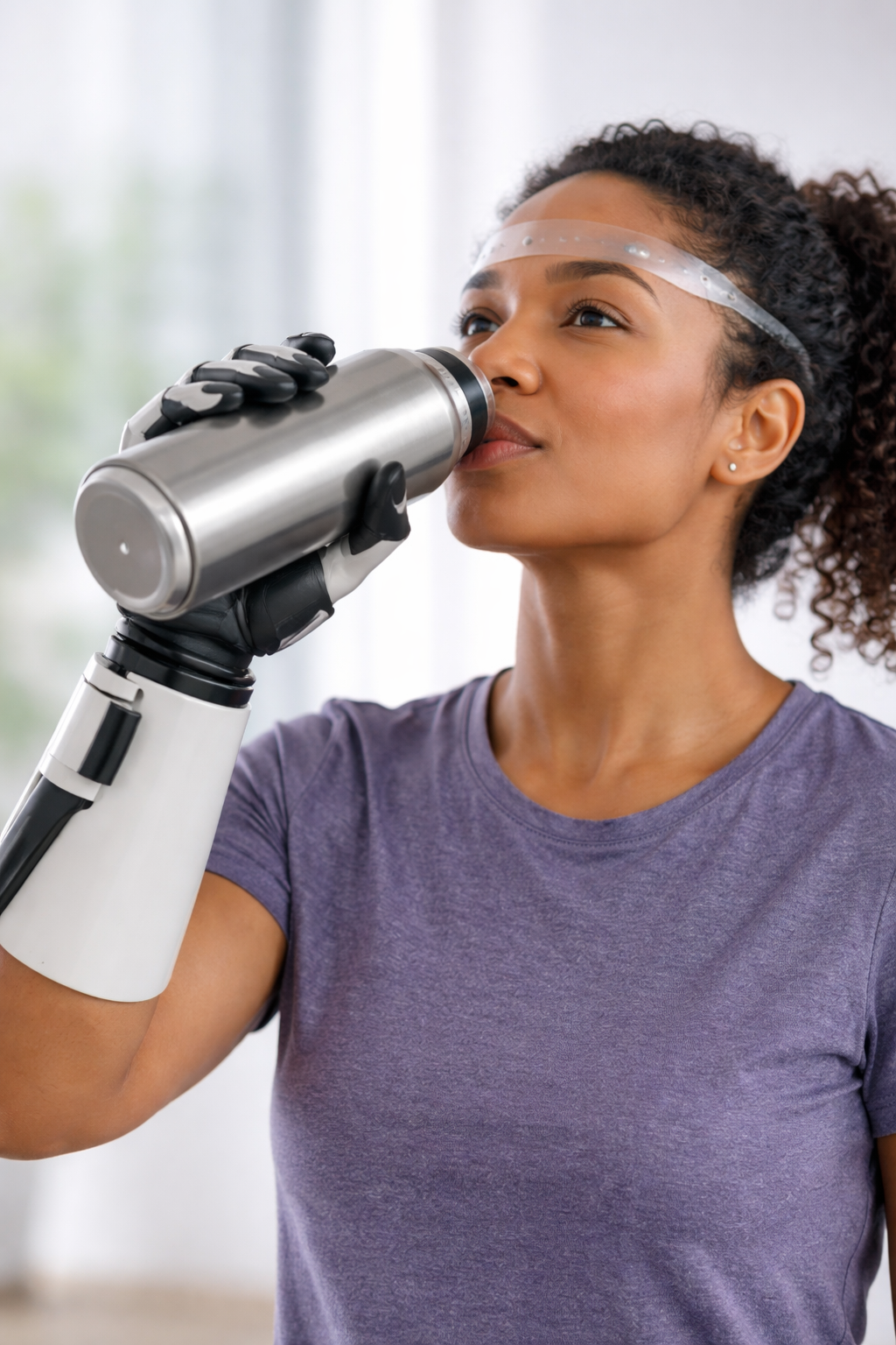 Lotus Bionics prosthetic hand in use